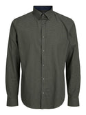 Jack & Jones JPRBELFAST Long Sleeve Shirt-OLIVE