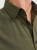 Jack & Jones JPRBELFAST Long Sleeve Shirt-GRAPE LEAF