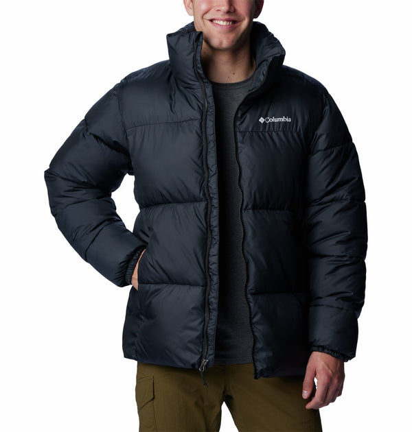 Columbia Mens Puffect Insulated Jacket-BLACK