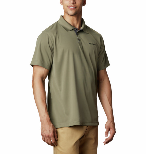 Columbia Utilizer Omni-Wick™ Short Sleeve Polo-STONE GREEN