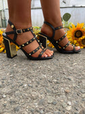 XTI 141428 Ladies Sandal-BLACK